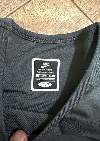 5 Yaş Beden Nike Pro Pilili Mini Spor Etek Gri
