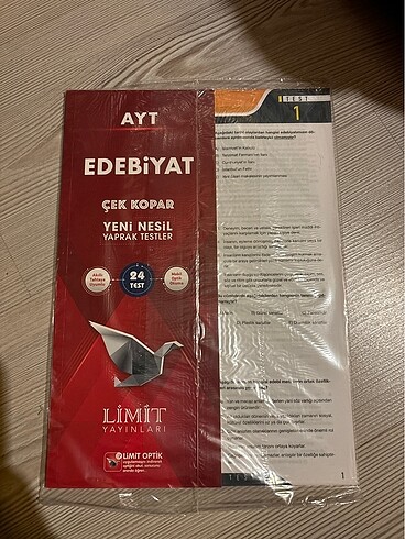 AYT EDEBİYAT LİMİT YAYINLARI YAPRAK TEST