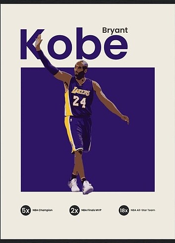 Kobe Bryant - Mor Forma Tablo