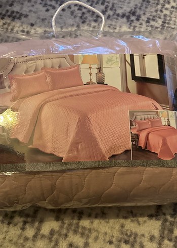 Pastel Pembe Düz Yatak Örtüsü - Görsel 2