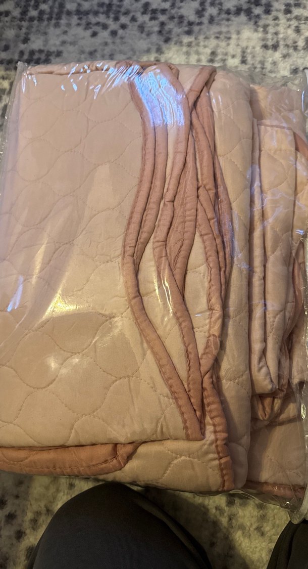 Pastel Pembe Düz Yatak Örtüsü - Görsel 3