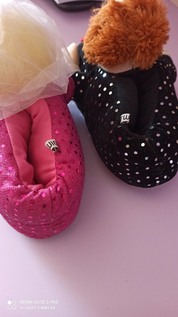 Renkli Gelin ve Damat Peluş ev panduf - Görsel 4