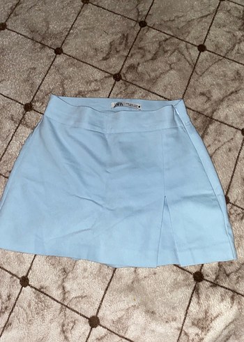 Mavi Mini Etek - Görsel 2