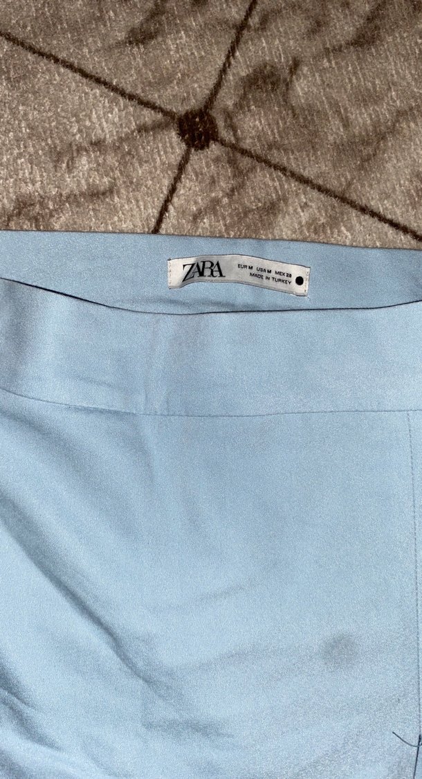 Mavi Mini Etek - Görsel 3