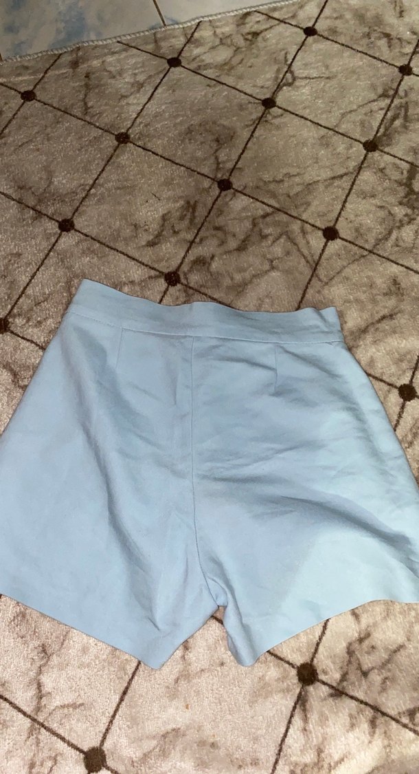 Mavi Mini Etek - Görsel 4