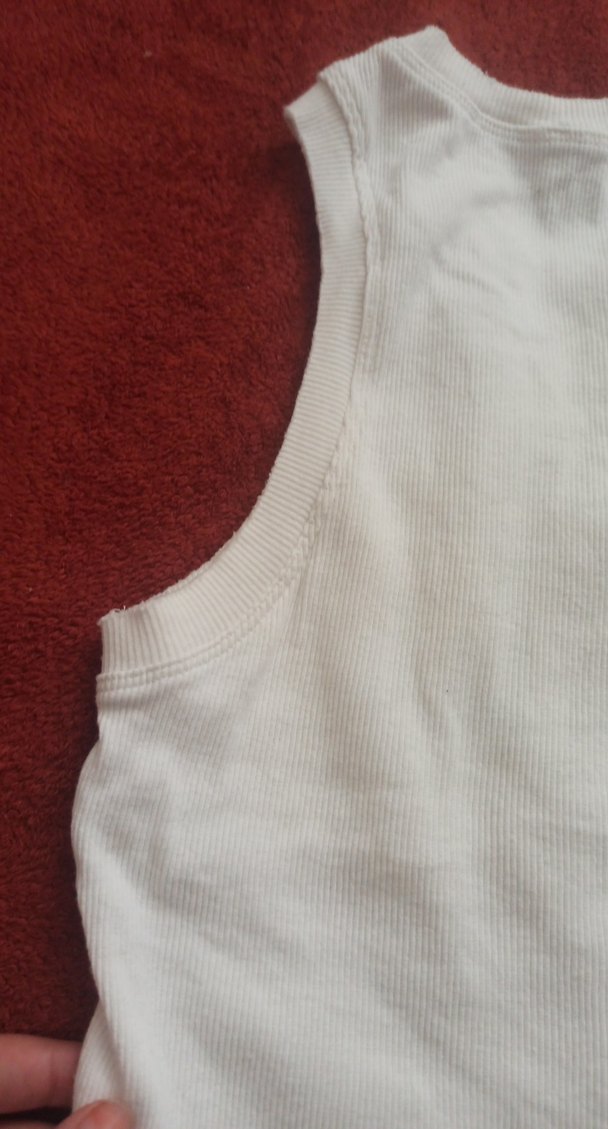 Kadın beyaz halter yaka crop - Görsel 4