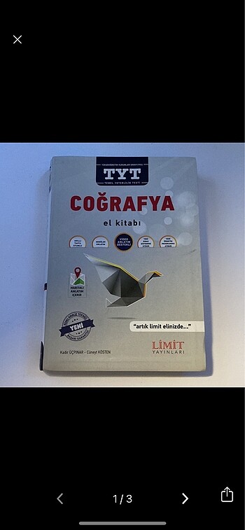 Limit Yayınları Tyt Coğrafya El Kitabı