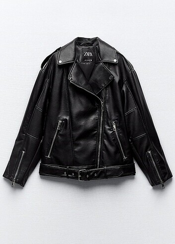 Zara oversize deri ceket 