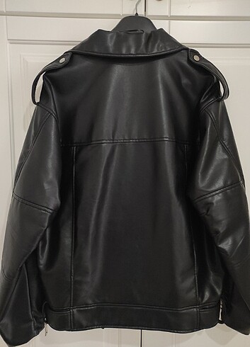 m Beden Zara oversize deri ceket