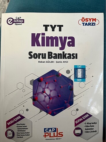 Tyt Kimya Çap yayınları