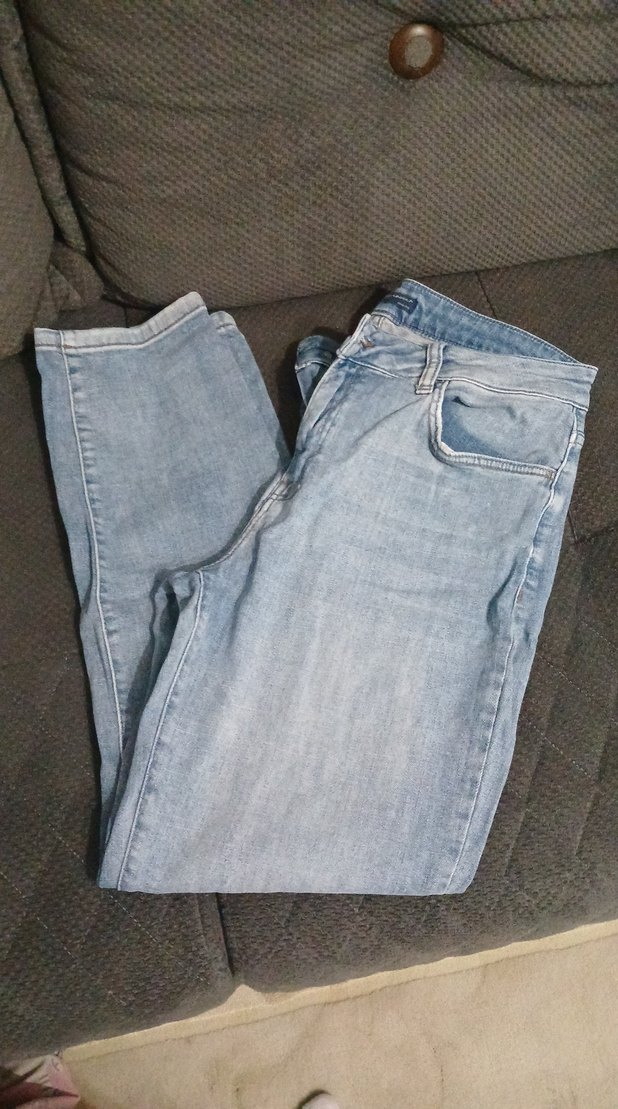 Açık Mavi Rahat Kesim Denim Jean — görsel 6/7