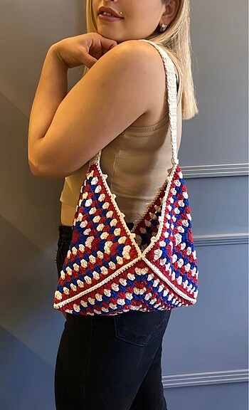 Beden Urban Outfitters Örgü Çanta