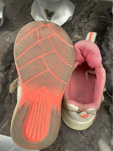 25 Beden pembe Renk Kız çocuk spor ayakkabısı