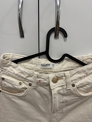 Pull&Bear Bej Wide Leg Jean