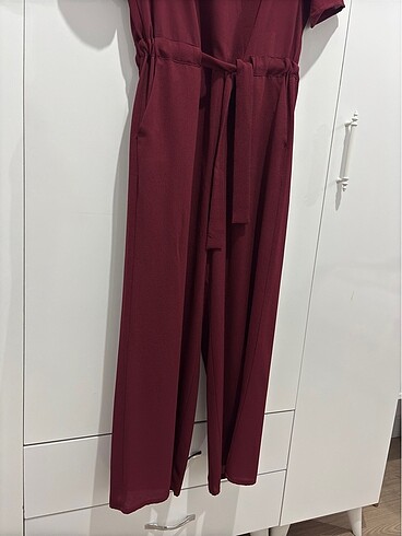 36 Beden bordo Renk Koton Bordo Tulum