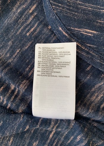 V Yaka Mavi Rahat Kadın Hırka - Görsel 4