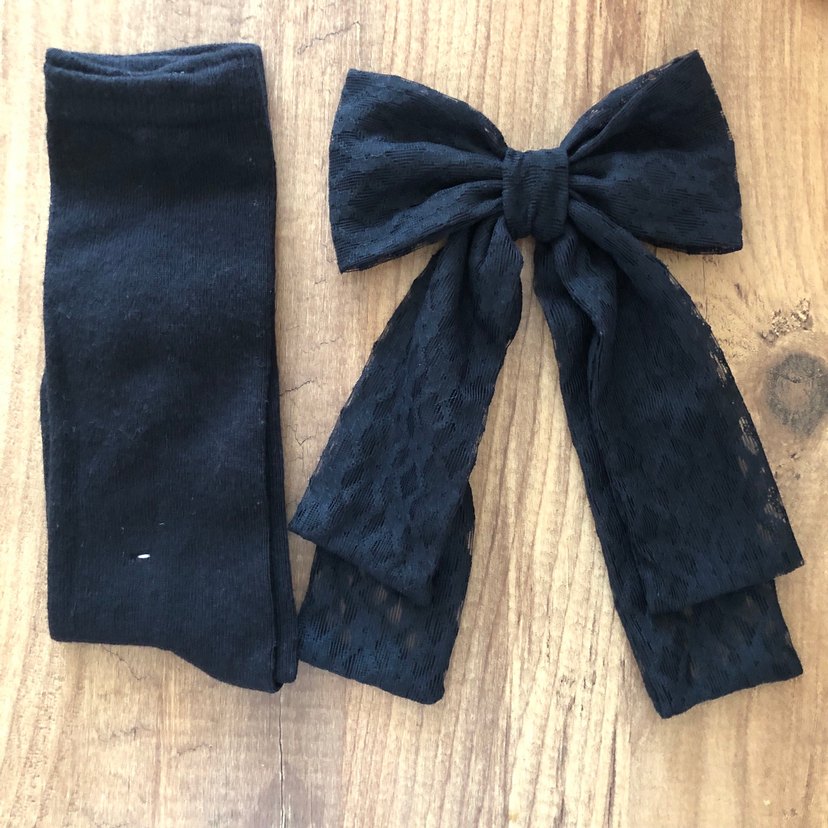 Fiyonk toka ve dizaltı çorap seti - Görsel 4