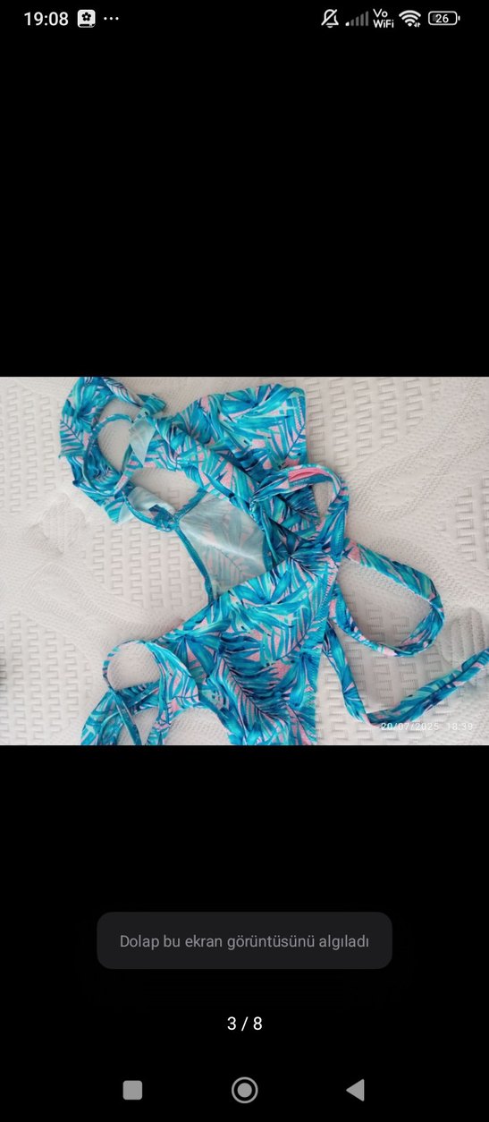 Renkli Bohem Kadın Bikini Takımı - Görsel 3