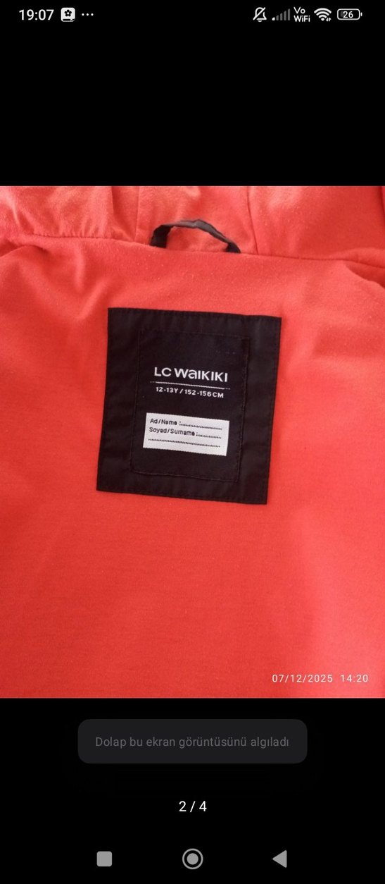 Erkek Siyah Fermuarlı Rüzgarlık - Görsel 3