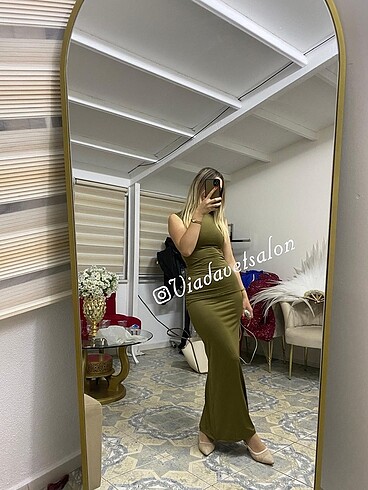 H&M Uzun Elbise