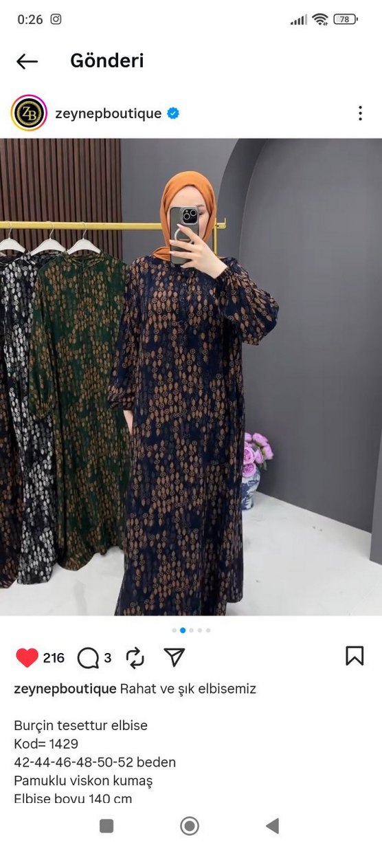 Bohem Tarz Uzun Salaş Kadın Elbise - Görsel 2