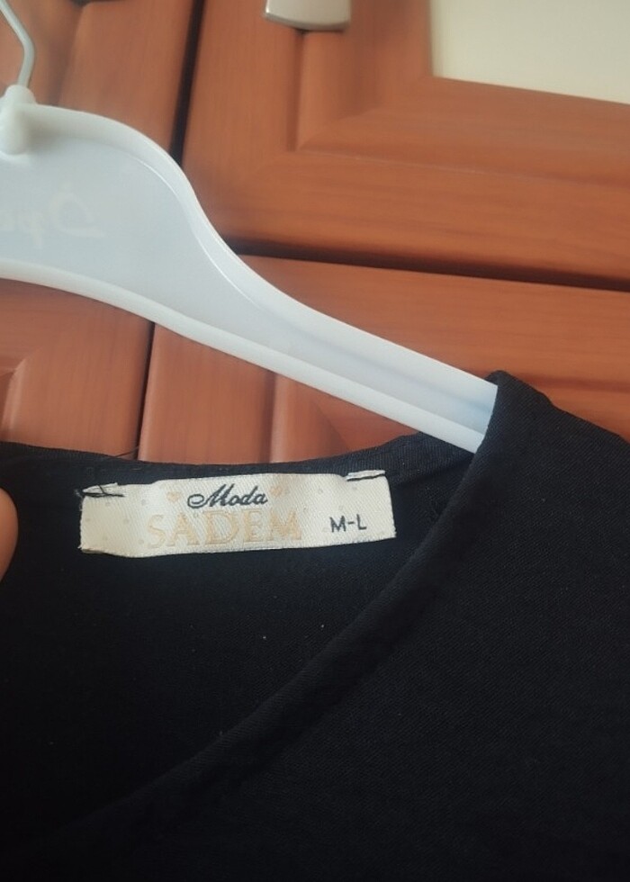 Tesettür elbise zebra desenli - Görsel 5