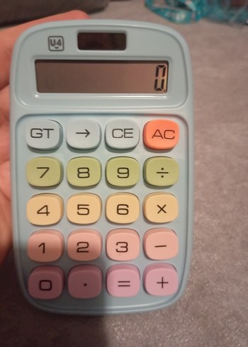 Pastel Renkli Hesap Makinesi - Görsel 2