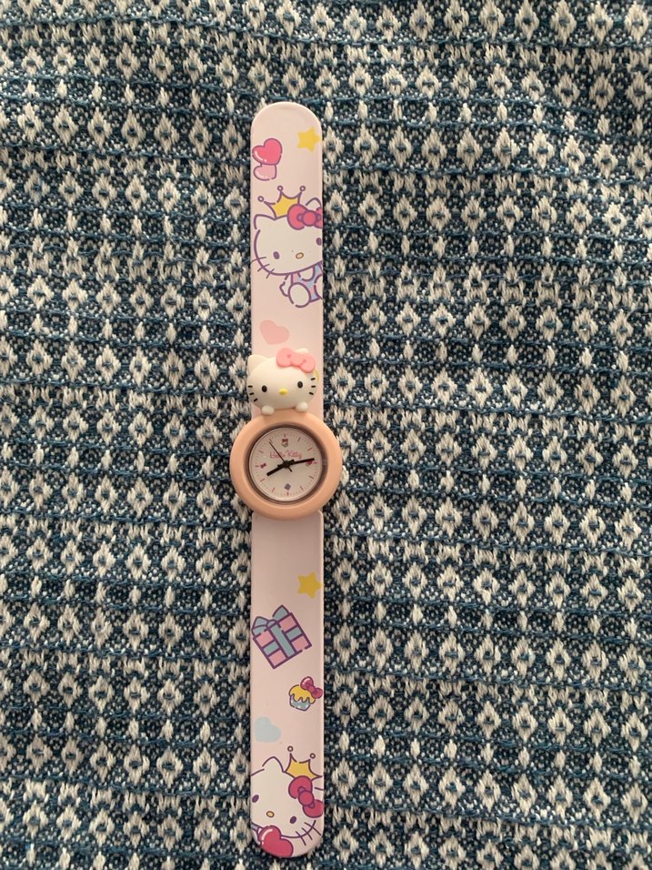 Pembe Hello Kitty  Kız Çocuk Saati - Görsel 2