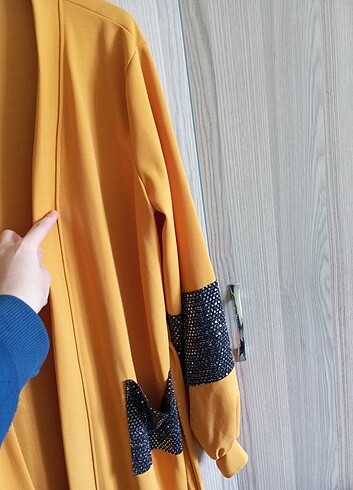 44 Beden sarı Renk Tunik yelek