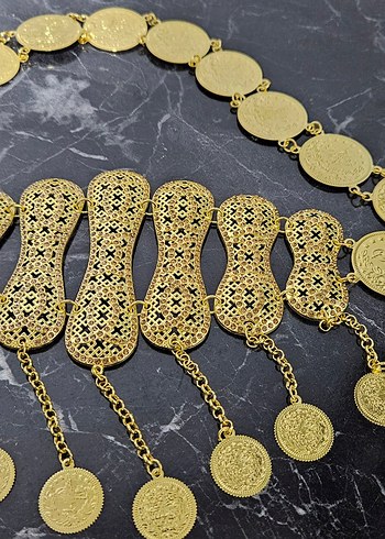 22 AYAR ALTIN KAPLAMA KEMER - Görsel 2