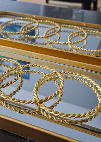 2li burma bilezik 22 ayar kaplama - Görsel 8