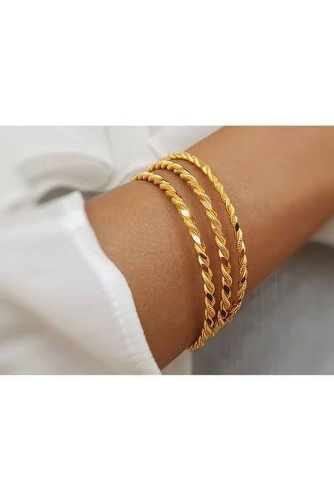 2li burma bilezik 22 ayar kaplama - Görsel 3