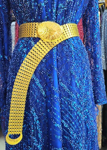 altın kaplamq kemer 115 cm - Görsel 4