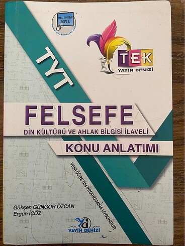 YAYIN DENİZİ TYT FELSEFE VE DİN KÜLTÜRÜ KONU ANLATIMLI EL KİTABI