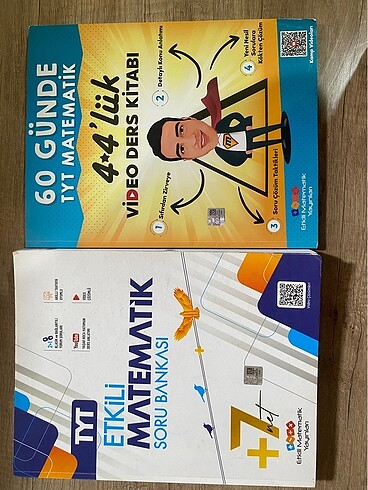 Beden TYT soru bankası ve Yasar Hoca Mathman 4 4 lük video ders kitabı