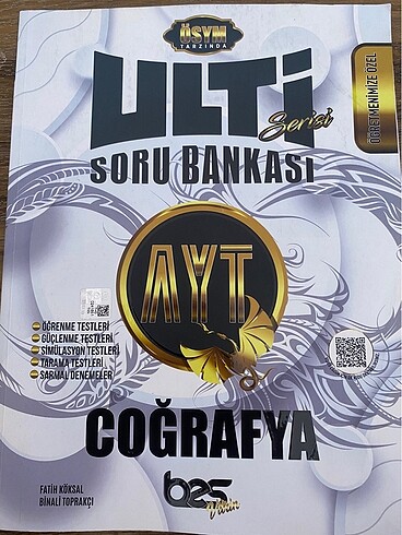 BES YAYINLARI ULTİ SERİSİ AYT COĞRAFYA SORU BANKASI