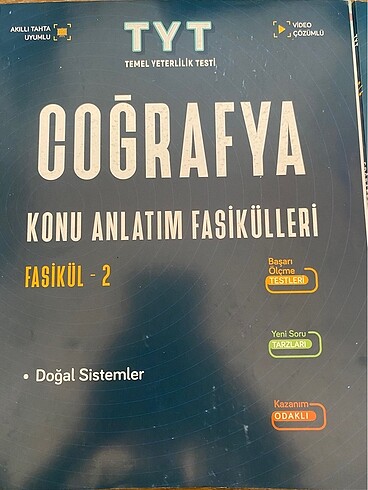  TYT COĞRAFYA KONU ANLATIM FASİKÜLLERİ 3 fasikül