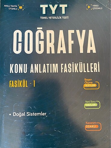 TYT COĞRAFYA KONU ANLATIM FASİKÜLLERİ 3 fasikül
