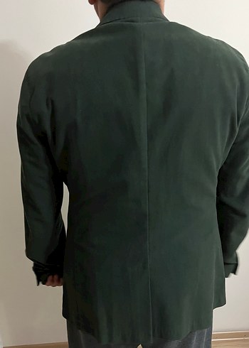 Erkek Yeşil Düğmeli BEYMEN Ceket - Görsel 2