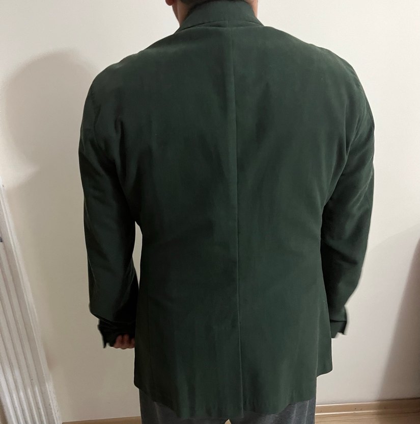 Erkek Yeşil Düğmeli BEYMEN Ceket - Görsel 2