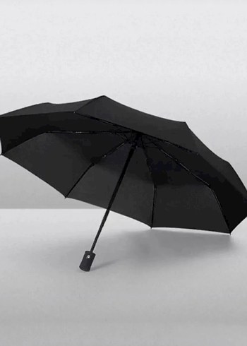 Siyah Pilili Şemsiye SIFIR - Görsel 3