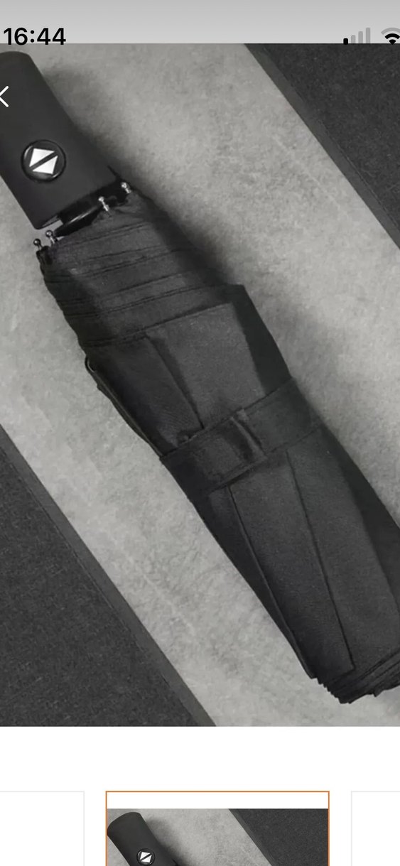 Siyah Pilili Şemsiye SIFIR - Görsel 2