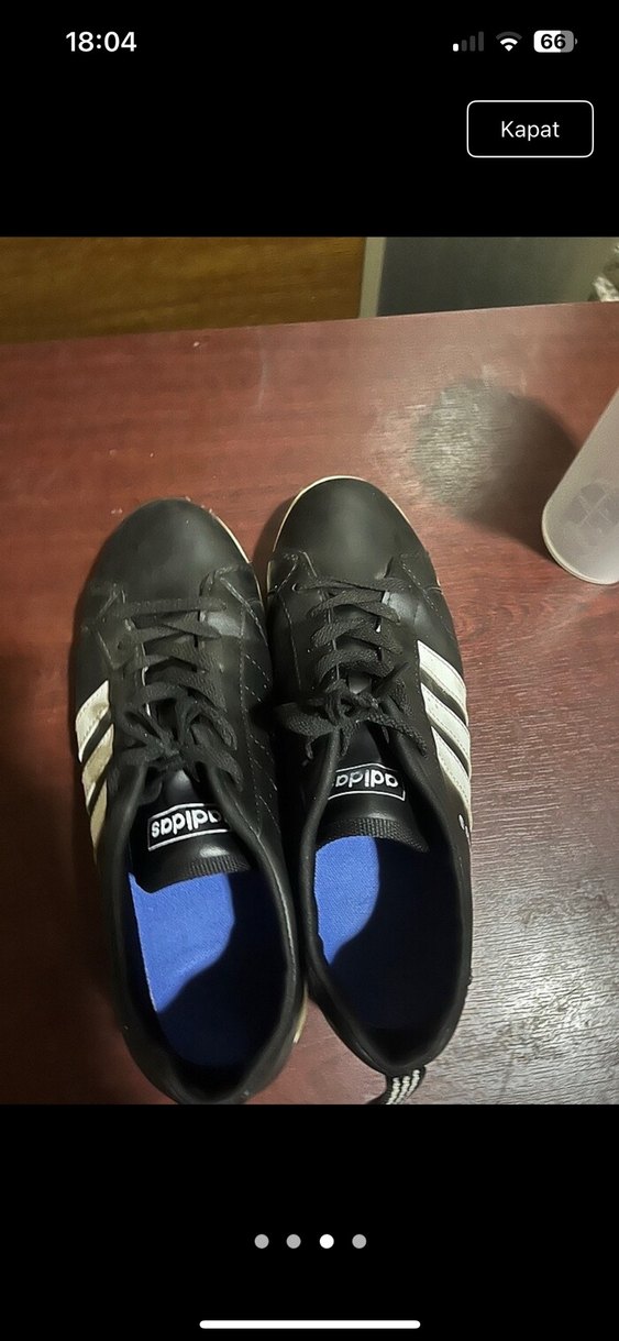 Siyah Adidas Erkek Spor Ayakkabı - Görsel 3