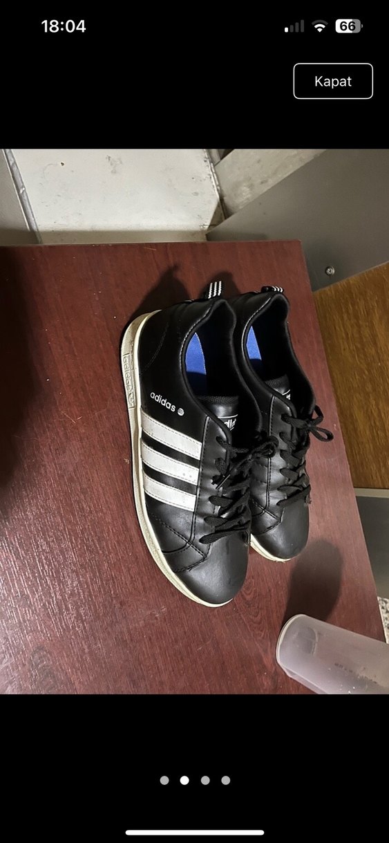 Siyah Adidas Erkek Spor Ayakkabı - Görsel 2