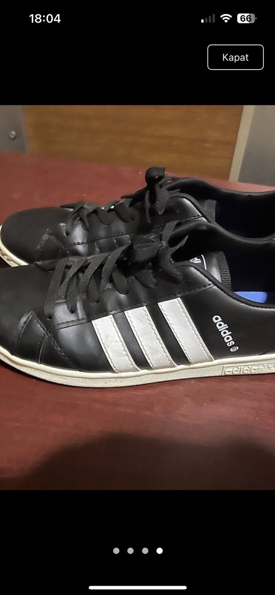 Siyah Adidas Erkek Spor Ayakkabı - Görsel 4