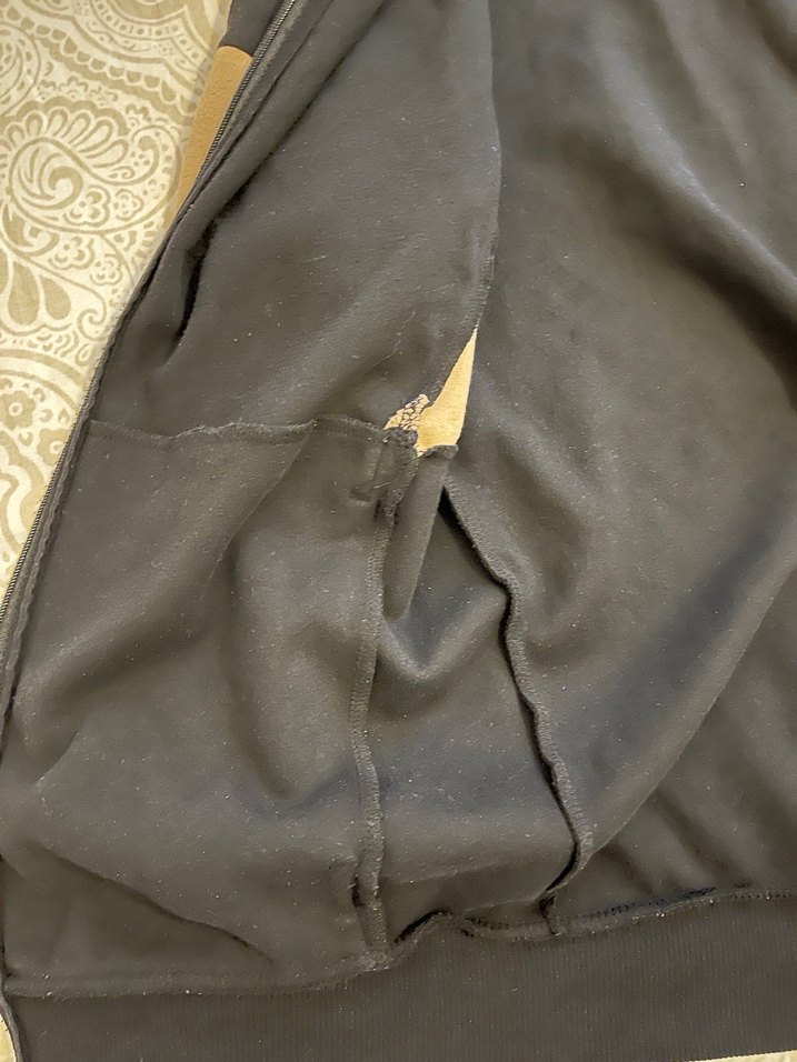 Fermuarlı Kapüşonlu Siyah Erkek Sweatshirt Colins - Görsel 3