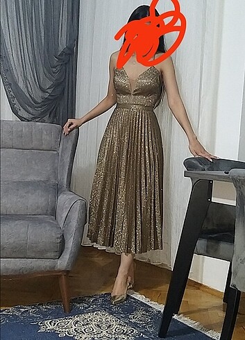 s Beden kırmızı Renk abiye