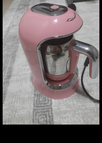 korkmaz pembe kahve makinesi - Görsel 3