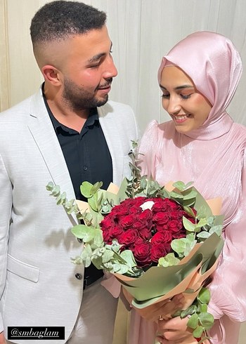 Pembe Drapeli Uzun Kadın Abiye Elbise
