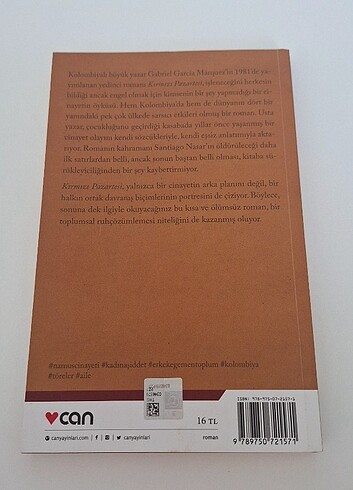 Kırmızı Pazartesi Gabriel Garcia Marquez